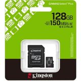 Kingston 128 GB Microsd Hafıza Kartı 150 Mb/s Class 10 U1 V10 A1