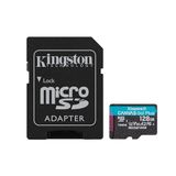Kingston 128GB Canvas Go Plus microSD Card | Up to 200MB/s | Class 10, UHS-I, U3, V30, A2 | SDCG4/128GB