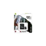 Kingston 256GB Micro Sd Canvas Select Plus 100R A1 C10 Card + Adp Hafıza Kartı