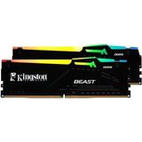 Kıngston 32Gb (2X 16Gb) Ddr5 5600Mhz Cl36 Rgb Dual Kıt Pc Ram Beast Expo F556c36bbeak2-32Tr