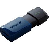 Kingston 64GB Datatraveler Exodia M USB 3.2 Flash Bellek - Renkli