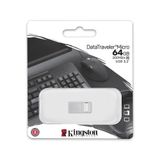 Kingston 64GB DataTraveler Micro DTMC3G2 64GB 200MB/S Metal USB 3.2 Gen 1 USB Flash Bellek