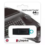 Kingston 64Gb Usb 3.2 Datatravel Exodia Usb Flash Bellek Dtx/64Gb
