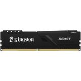 Kingston Beast 16GB 3733MT/S Ddr4 CL19 Dımm KF437C19BBK2/16TR Masaüstü Ram