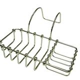 Kingston Brass CC2161 Vintage 20 cm X 10 cm Pençe Ayak Banyo Sabunu ve Sünger Tutucu, 22,4 cm, Parlak Krom