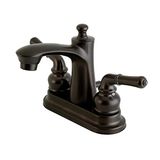 Kingston Brass FB7625NML Napoli 4" Bronz Centerset Banyo Bataryası