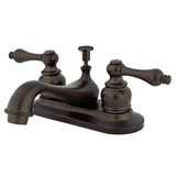 Kingston Brass GKB605AL Restorasyon Perakende Pop-Up İle 4 inç Centerset Lavabo Bataryası