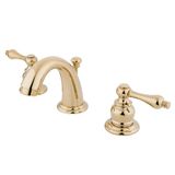 Kingston Brass GKB912AL İngilizce-Country mini-Weit banyo-musluk Pop-up-yapı ve M, cilalı pirinç
