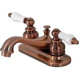 Kingston Brass KB606PL Restorasyon 4 inç Centerset Banyo Bataryası
