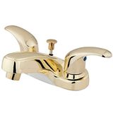 Kingston Brass KB6252 Legacy 10 cm Merkez Seti Tuvalet Musluğu, Plastik Açılabilir, Cilalı Pirinç
