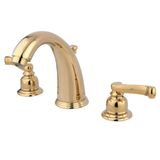 Kingston Brass KB982FL Royale Lavabo Bataryası, Pirinç Pop-up ile, Parlatılmış Pirinç, 20 cm Ayarlanabilir Merkez