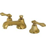 Kingston Brass KS4467AL Metropolitan 20 cm Yaygın Tuvalet Bataryası Açılır Peruk, Saten Pirinç, 12,5 cm Ağız Erişimi