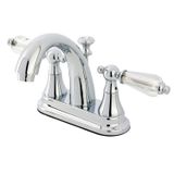 Kingston Brass KS7611WLL Wilshire 10,6 cm Merkezli Lavabo Musluğu, Pirinç Açılır Kaplı, Krom, 10,16 cm Musluk Erişimi