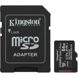 Kingston Canvas Select Plus SDCS3/64GB Class 10 UHS-I U1 A1 V10 64 GB Micro SD Kart
