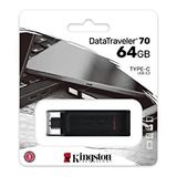 Kingston DataTraveler 70 USB Type-C 64GB Flash Bellek-DT70/64GB