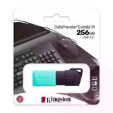 Kingston DataTraveler Exodia M Turkuaz USB 3.2 Type A 256 GB Flash Bellek