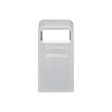 Kingston DataTraveler Micro USB Stick 256GB 200MB/s Metal USB 3.2 Gen 1 - DTMC3G2/256GB, Gümüş
