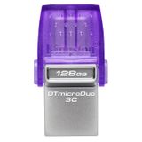 Kingston DTDUO3CG3/128GB 128 GB Data Traveler Micro Duo 3C Flash Bellek