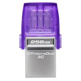 Kingston DTDUO3CG3/256GB 256 GB Data Traveler Micro Duo 3C Flash Bellek