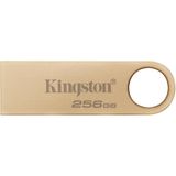 Kingston DTSE9G3-256GB 256GB 220MB-s Metal USB 3.2 Gen 1 DataTraveler SE9 G3 Flash Bellek - Gold - 256 GB