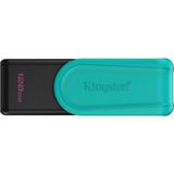 Kingston DTXS-128GB 128 GB Portable USB 3.2 GeN1 Datatraveler Exodias Black Turquoise Flash Bellek