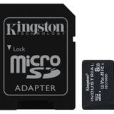 Kingston Endüstriyel microSD - 8 GB microSDHC Endüstriyel C10 A1 PSLC Kartı + SD Adaptör - SDCIT2/8 GB
