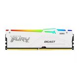 Kingston Fury Beast Beyaz Rgb Expo 16 GB 6400MT/S Ddr5 CL32 Dımm Masaüstü Oyun Belleği Tek Modül - KF564C32BWEA-16