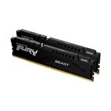 Kingston Fury Beast Siyah Ddr5 16 GB (2x8 Gb) 6000MT/S CL30 Dımm Masaüstü Oyun Bellek Seti, 2 Amd Expo ve Intel Xmp ile - KF560C30BBEK2-16