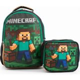 Kingston Hill Creeper Beslenmeli Ilkokul Çanta Seti - Siyah