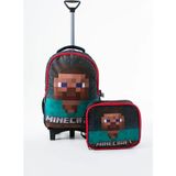 Kingston Hill Creeper Steve Çekçek Beslenmeli Ilkokul Çantası - Sabit Çekçek Mekanizması (Katlanır Ön Ayak) - Tekli - Beyaz