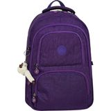 Kingston Hill Krinkıl Kumaş Hafif Sırt Çantası - Okul/günlük Kullanıma Uygun , Su Geçirmez , Çok Bölmeli - 44x20x30 - Mor