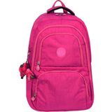 Kingston Hill Krinkıl Kumaş Hafif Sırt Çantası - Okul/günlük Kullanıma Uygun , Su Geçirmez , Çok Bölmeli - 44x20x30 - Pembe
