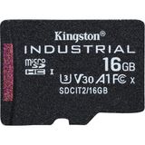 Kingston Industrial Microsd -16GB Microsdhc Industrial C10 A1 Pslc Kart Adaptörsüz Tekli Paket - SDCIT2/16GBSP