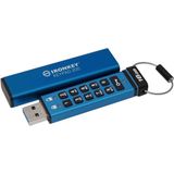 Kingston Ironkey Keypad 200 Tip A Donanım Şifreli Usb Bellek Fips 140-3 Level 3 (Beklemede) Xts-Aes