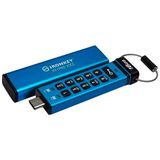 Kingston Ironkey Tuş Takımı 200C 16Gb Şifreli Usb | Alfanümerik Klavye | Çok Pinli Erişim | Xts-Aes 256 Bit | Fıps 140-3 Seviye 3 Sertifikalı