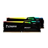 Kingston KF560C30BBEAK2-32TR Beast RGB Expo 32 GB DDR5 6000 MHz CL30 Masaüstü Performans RAM Kit