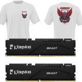 Kingston KF568C34BBEK2-32TR Beast Expo 32 GB DDR5 6800 MHz CL34 Masaüstü Performans RAM Kit