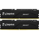 Kingston Kıngston 16GB (2x 8gb) Ddr5 6000MHZ CL30 Dual Kıt Pc Ram Beast KF560C30BBEK2-16TR