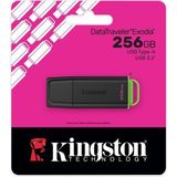 Kingston Kıngston DTXG2/256GB USB 3.2 Datatraveler Exodia Gen 1 Flash Bellek (Siyah-Yeşil)