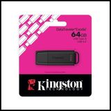 Kingston Kıngston DTXG2/64GB USB 3.2 Datatraveler Exodia Gen 1 Flash Bellek (Siyah) - 256 GB