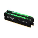 Kingston Kıngston Fury Beast 16 GB DDR4 3200MHz RGB Aydınlatmalı Ram Yüksek Performans ve Düşük Gecikme