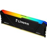 Kingston Kıngston Kıngston 16Gb Ddr4 3600Mhz Cl18 Rgb Pc Rfam Beast Kf436C18Bb2A-16Tr