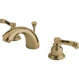 Kingston pirinç KB8952FL Royale-Breitgefaechert mini banyo musluk pirinç Pop-up-akım, pirinç cilalı