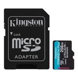 Kingston Sdcg4-256gb 256 GB MicroSDXC Canvas Go Plus Gen4 200 MB/s A2 U3 V30 - Adaptör Hafıza Kartı