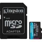 Kingston Sdcg4-512Gb 512Gb Microsdxc Canvas Go Plus Gen4 200Mb-S A2 U3 V30 Card + Adp Hafıza Kartı