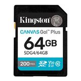 Kingston Sdg4-64gb SD Canvas Go Hafıza Kartı