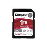 Kingston Sdr2v6-1Tb Canvas React Plus Sdxc Uhs-Iı 280R-150W U3 V60 For Full Hd-4K Sd Hafıza Kartı