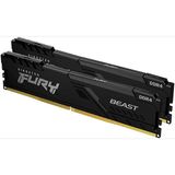 Kıngston Technology Beast Black 16 Gb (2X8gb) 3600 Mhz Cl17 Intel Xmp 2.0 Ddr4 (Kf436c17bbk2/16Tr) Ram