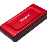 Kingston XS1000 Red 1TB USB 3.2 Gen 2 Type-C USB-A Adaptörlü 1000/1050MB/s Taşınabilir Bellek Kırmızı - SXS1000R/1000G