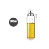 Kingstone 1 Adet Cam 500ml Damlatmaz Yağdanlık,(ISIYA DAYANIKLI) , Akıllı Yağlık Yağdanlık